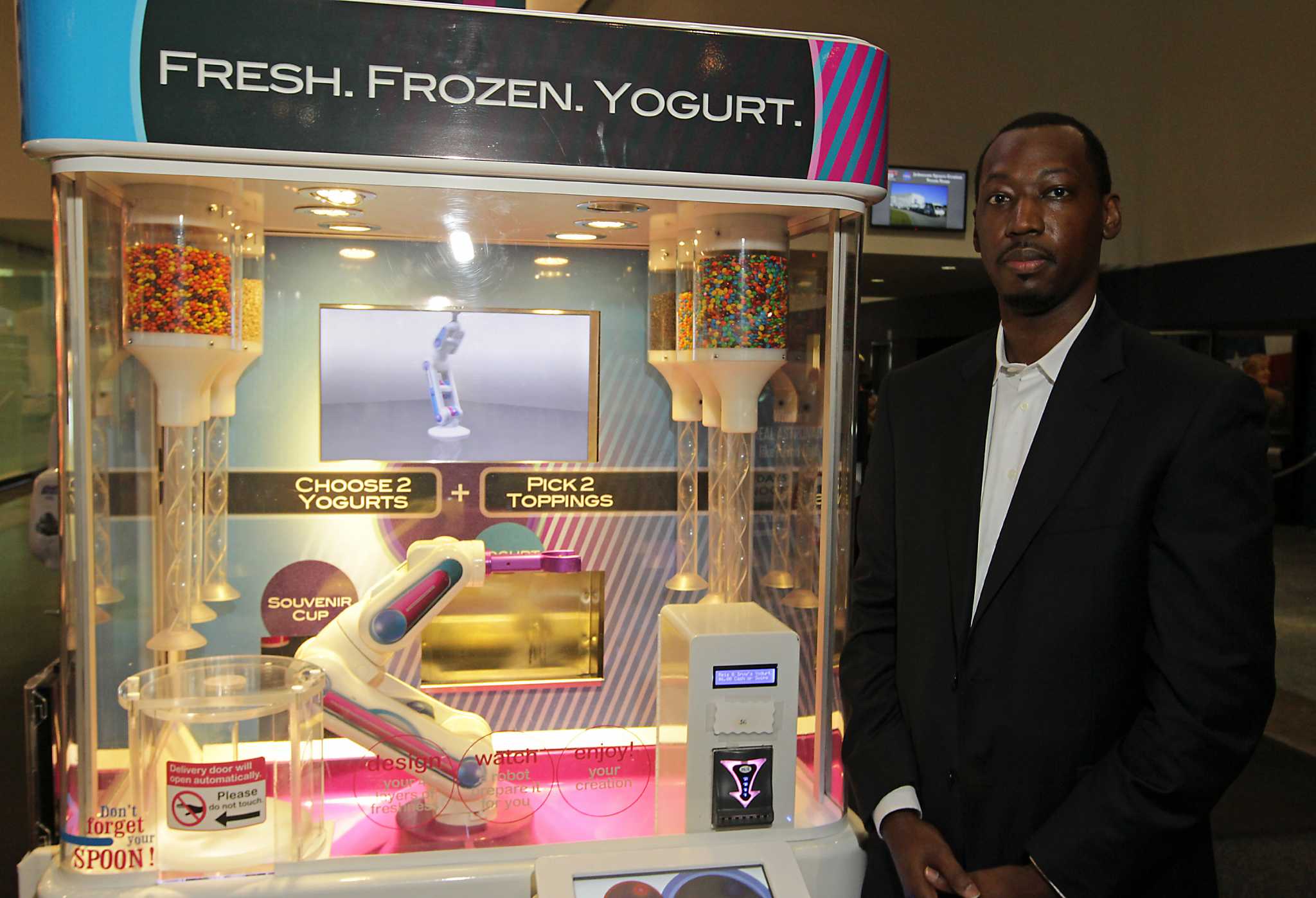 Introducing The World's First Frozen Yogurt Robot