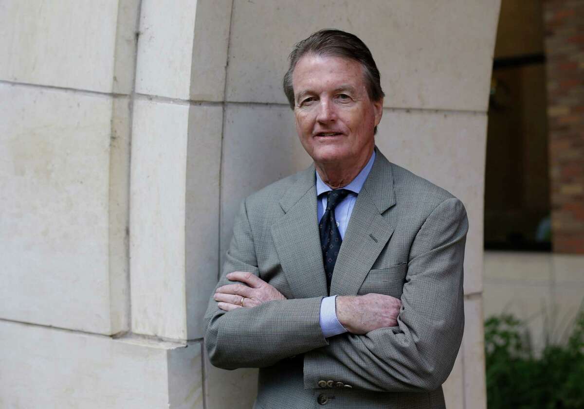 In this Thursday, Nov. 29, 2012 file photo, University of Texas president Bill Powers poses for a photo at the University of Texas, in Austin, Texas. Texas Lt. Gov. David Dewhurst says the Legislature should hold hearings to look into efforts to oust Powers. (AP Photo/Eric Gay, File)