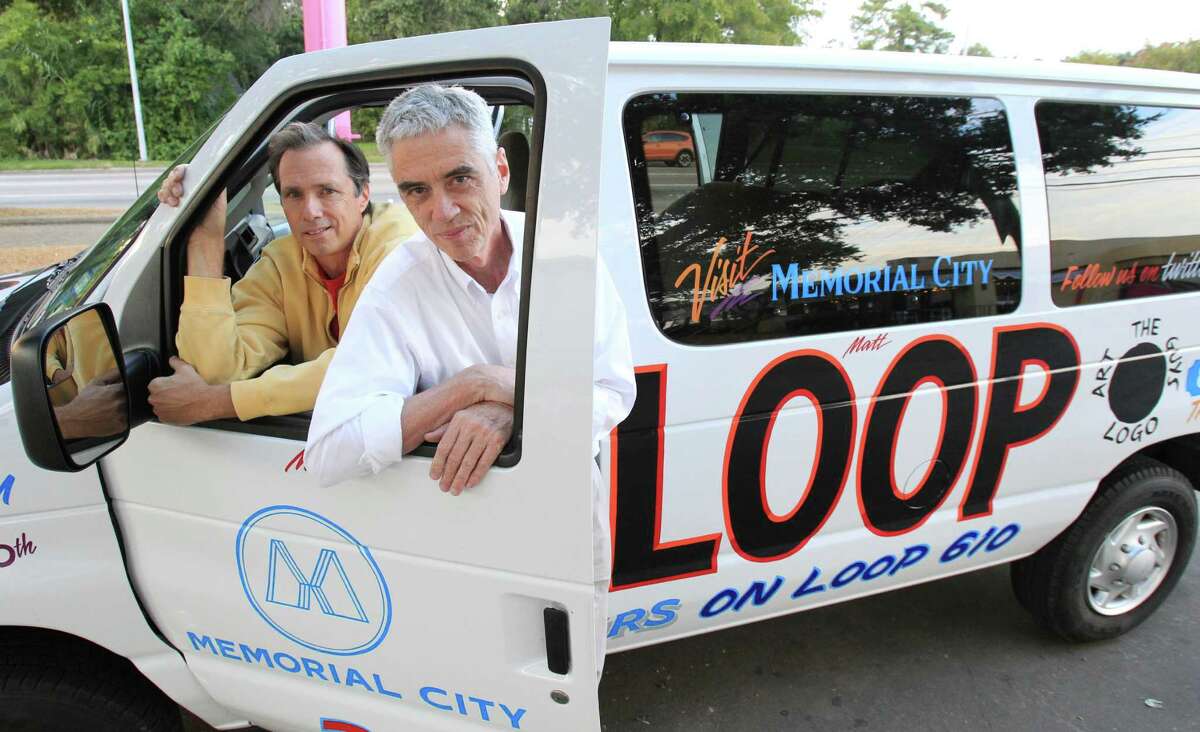 The Art Guys, Jack Massing and Michael Galbreth. Recently the pair spent 24 hours circling Loop 610 in a special van.