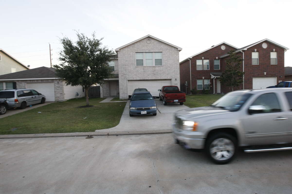 Pictured is the house where two Katy ISD students were killed Saturday, Nov. 9, 2013, during a party.