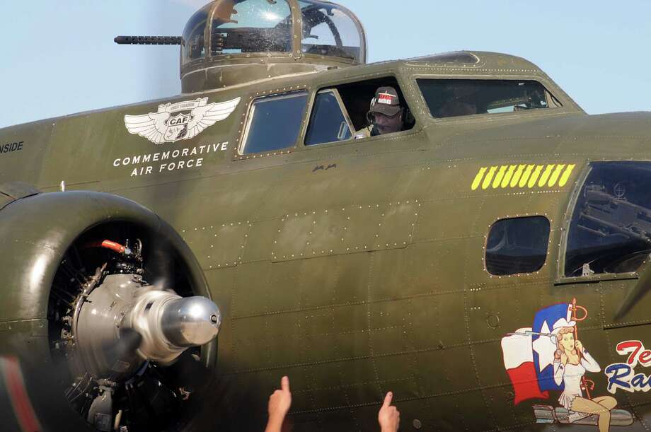 Vintage B17 bomber is housed at Hooks Airport in Spring Houston