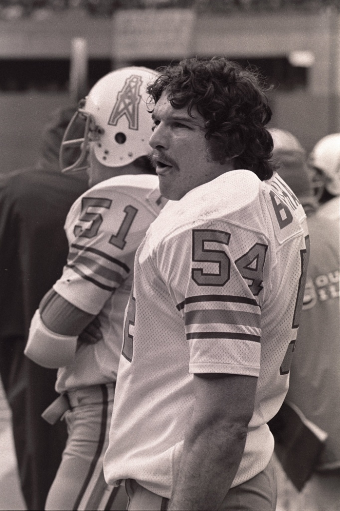 CIRCA 1970's: Running back Larry Csonka of the Miami Dolphins watches