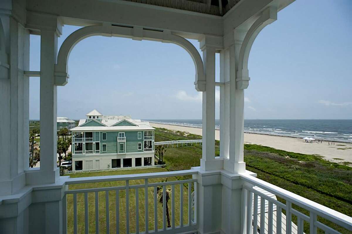 Galveston beachfront home is a sand castle come to life