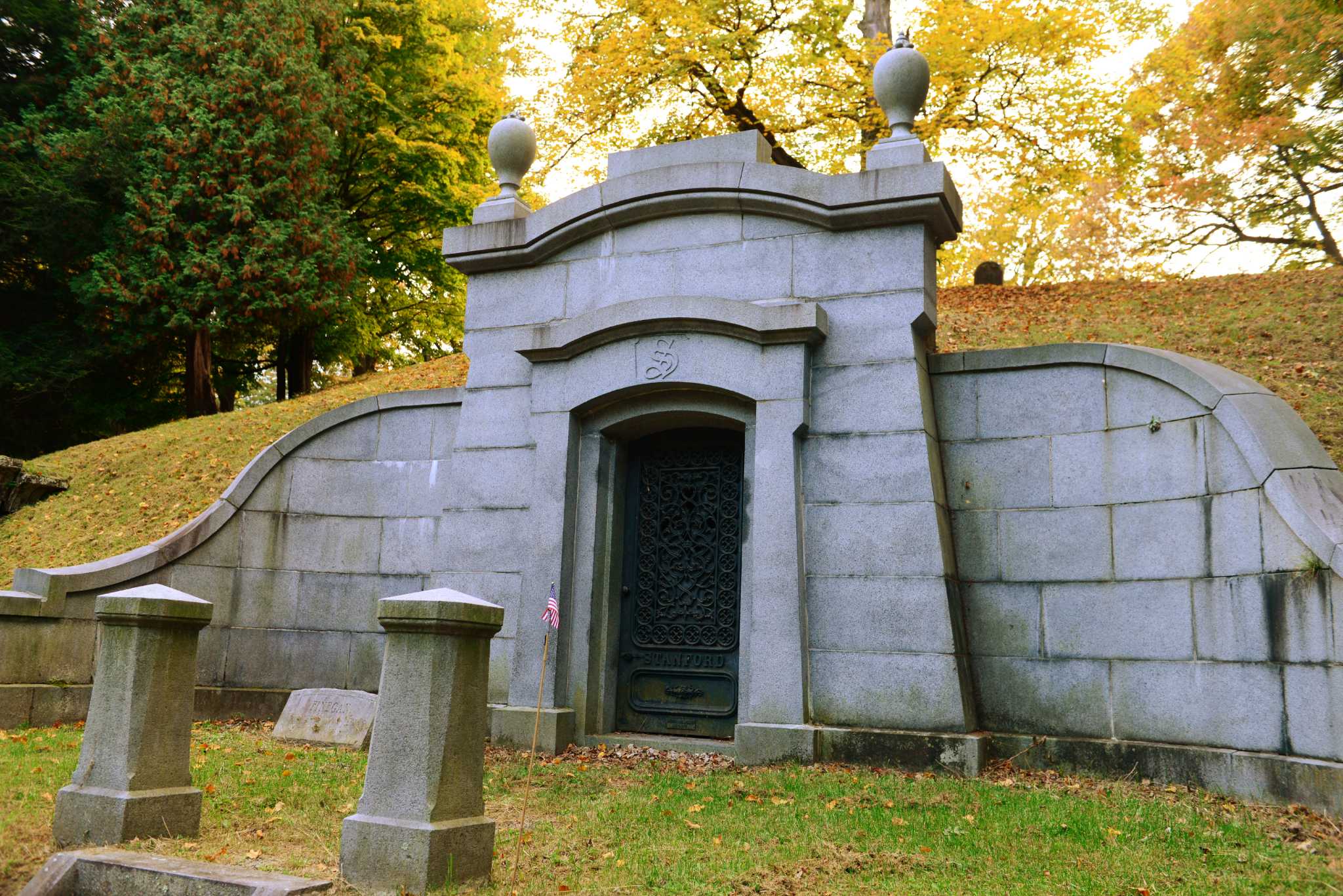 Stanford Mausoleum in Albany Rural Cemetery