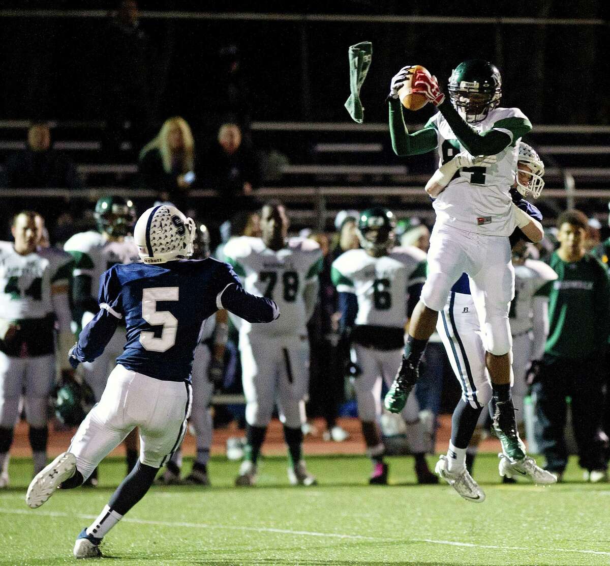 Staples football rolls past Norwalk