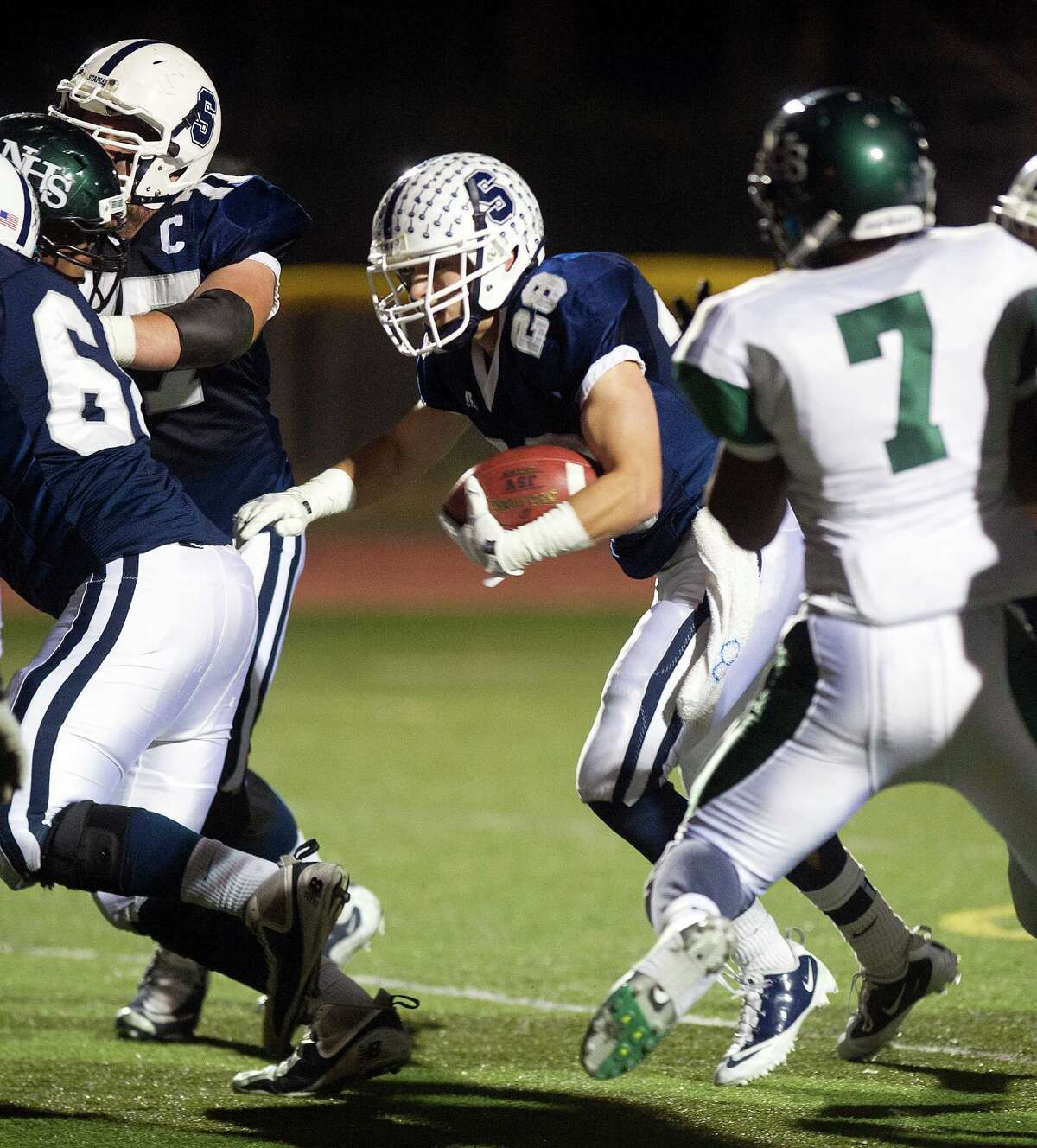 Staples football rolls past Norwalk