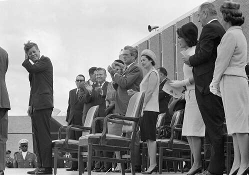 President John F Kennedy speaks at Albert Thomas dinner Houston New 8x10 Photo