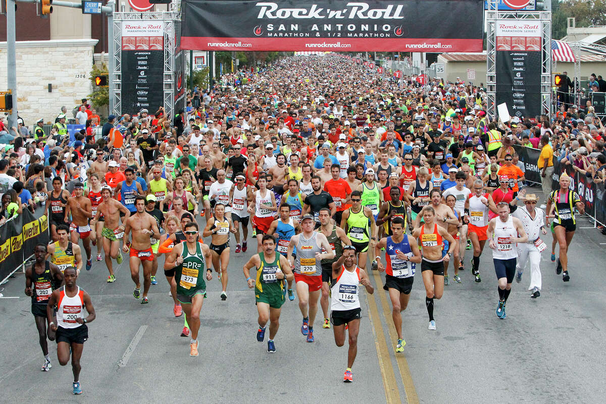 Top finishers in the 2013 Rock 'n' Roll San Antonio Marathon & 1/2