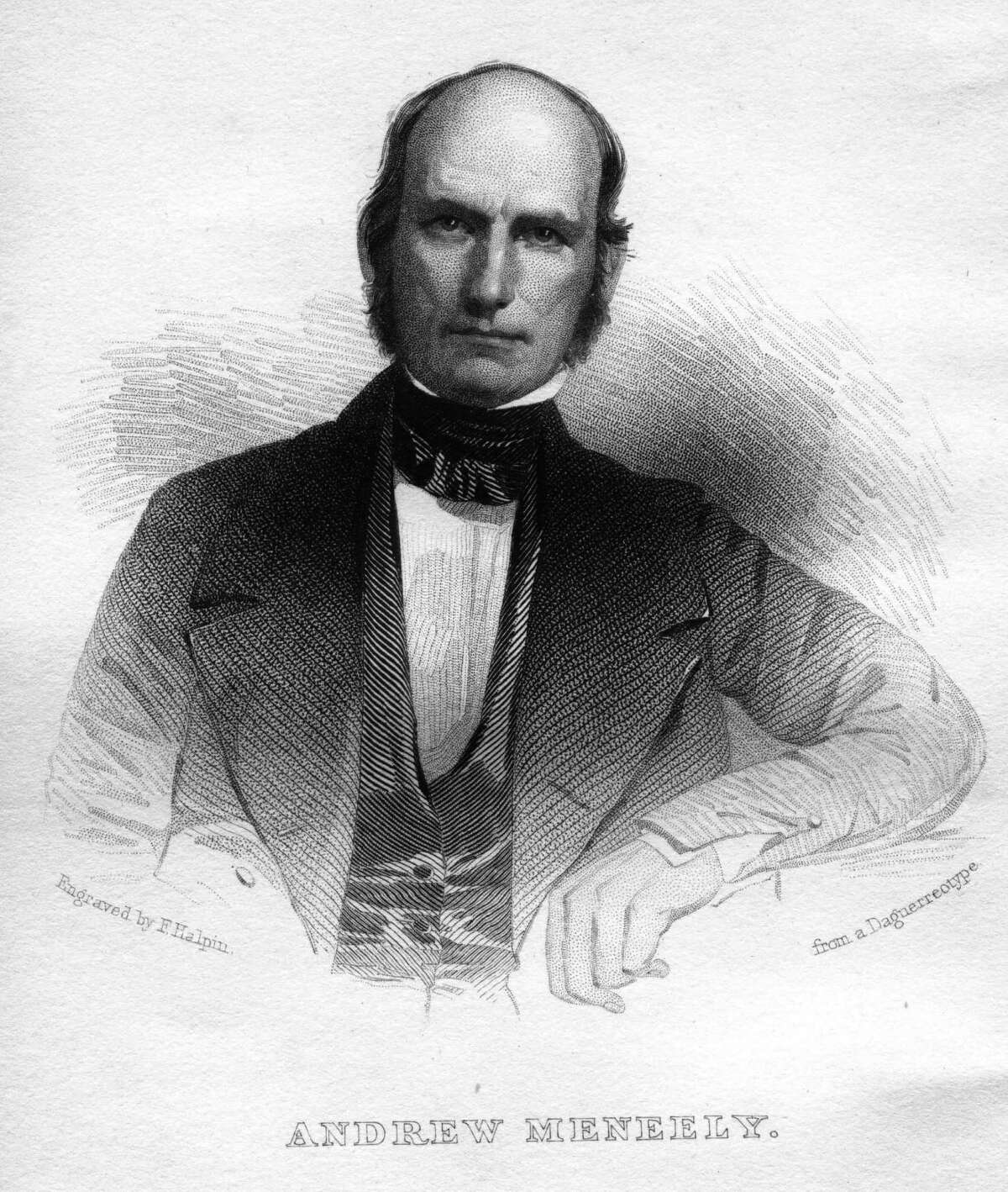 Andrew Meneely was the founder of Meneely Foundry in Troy, N.Y. 
