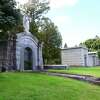 The Root family mausoleum. Josiah Goodrich Root established Tivoli Mills in Cohoes. He was also a director of the National Bank of Cohoes. 