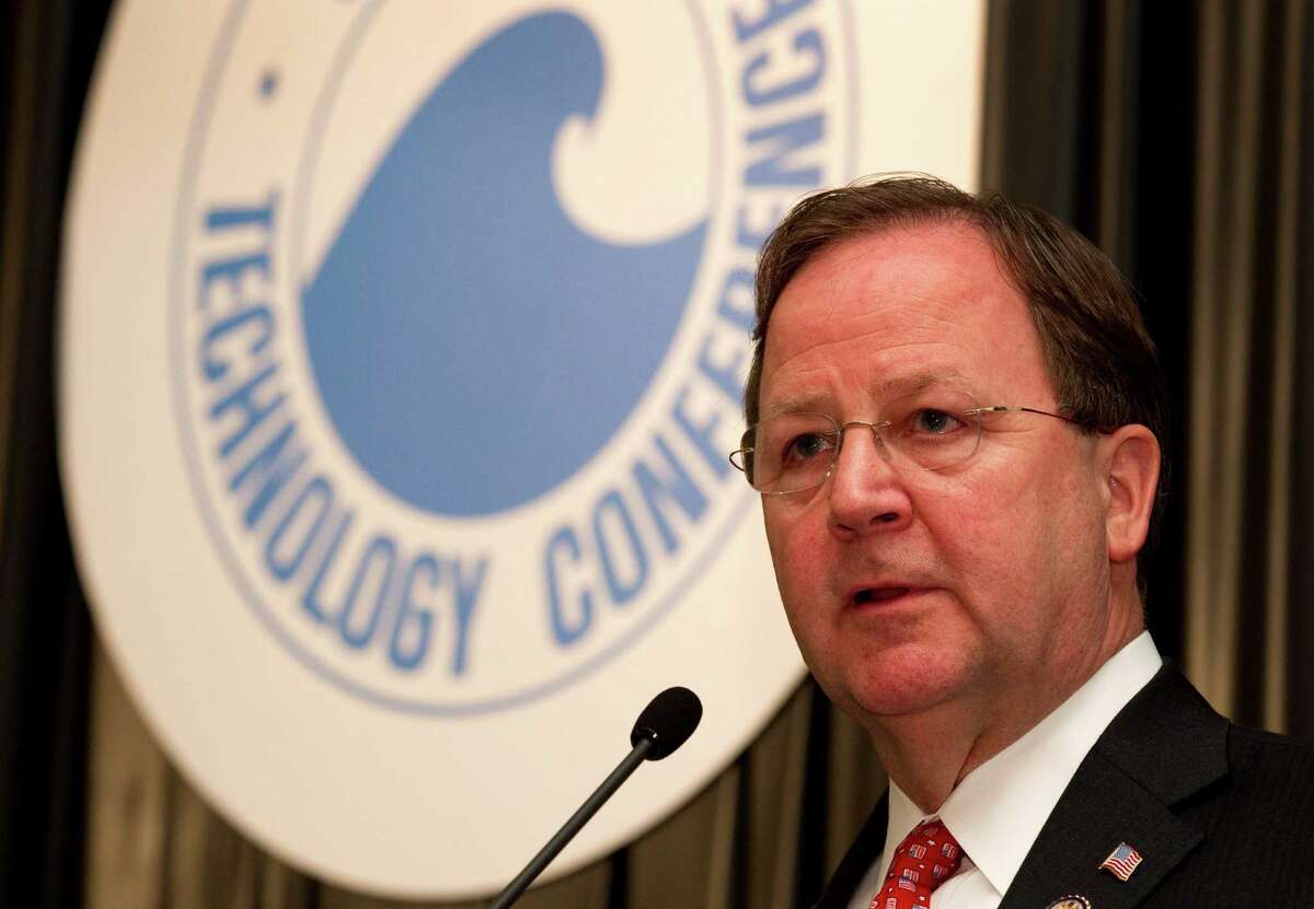 Rep. Bill Flores, R-Bryan, speaks about U.S. energy policy during the 2012 Offshore Technology Conference Wednesday, May 2, 2012, in Houston. ( Brett Coomer / Houston Chronicle )