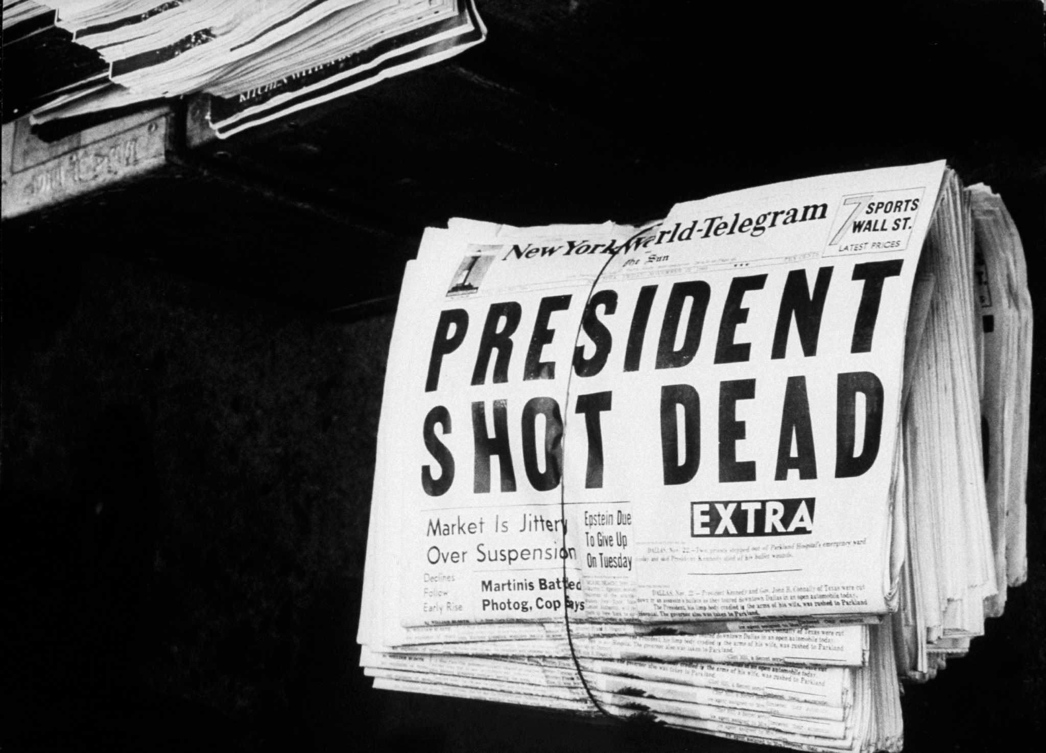 Jfk Assassination Front Pages From 1963