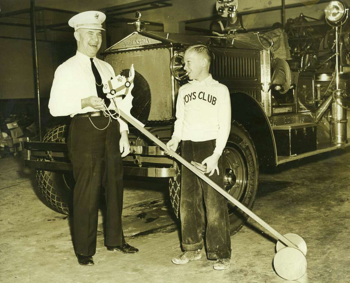 The tradition dates back to the 1930s, when the fire department had workshops where they would restore the toys during their down time. Children were treated to an afternoon of entertainment, usually at the Majestic Theater, with cartoons and movies.