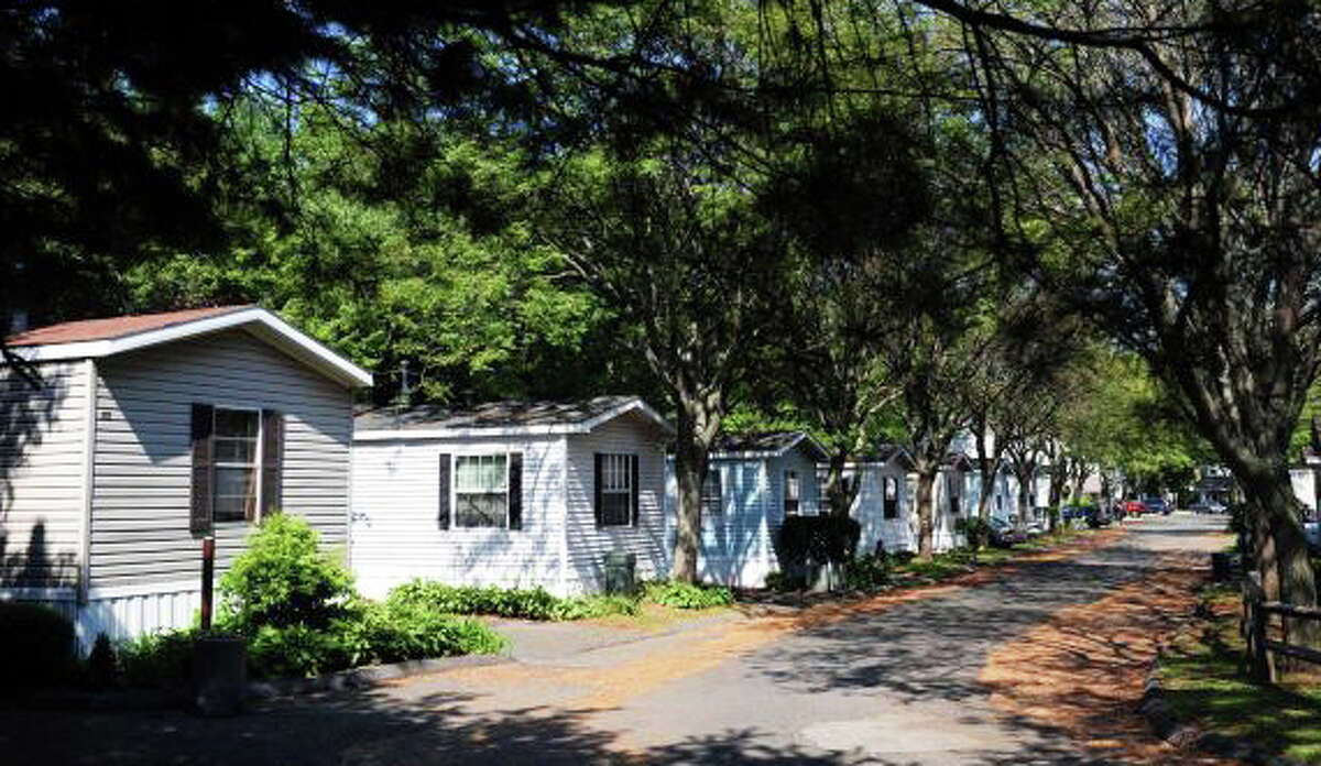 The aging mobile-home units in Sasco Creek Village will be replaced with 54 new affordable apartments, which will be partially financed by the Westport Housing Authority with a $5.7 million grant awarded by the state.