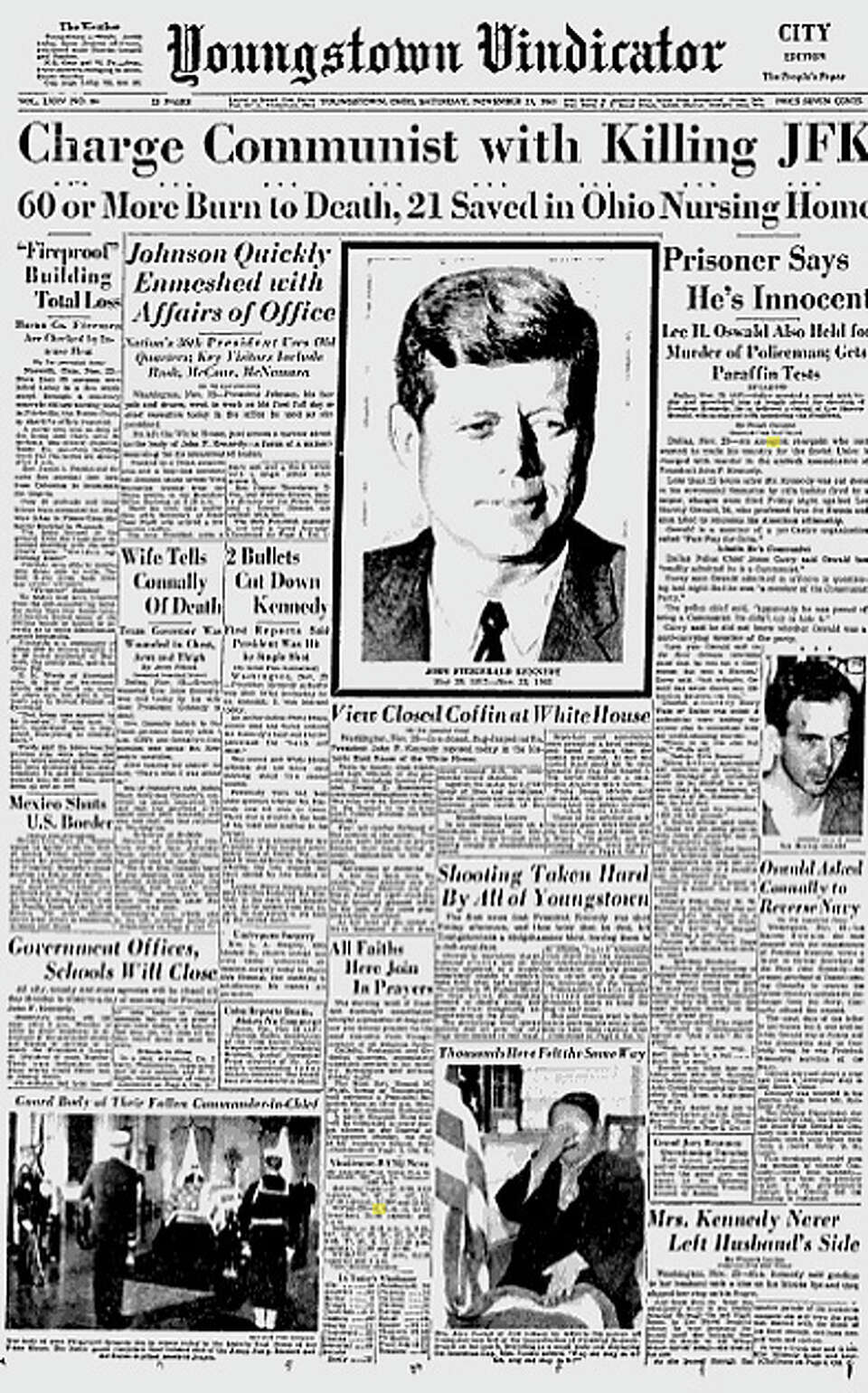 JFK assassination: front pages from 1963 JFK assassination: front pages from 1963