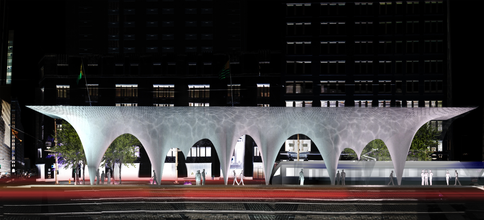 signature downtown station plans shelved for metro rail