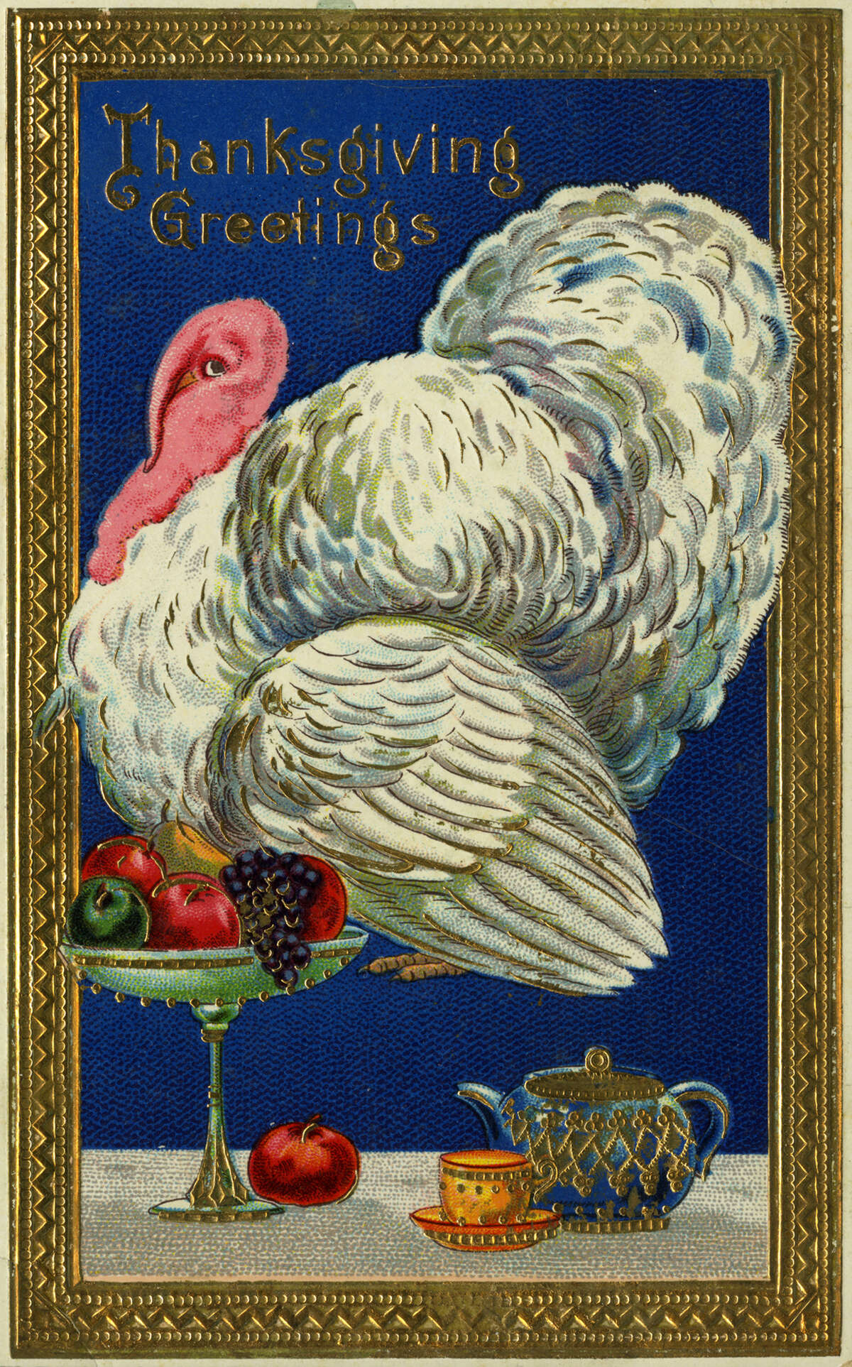 Antique Thanksgiving cards show the sentiments of old