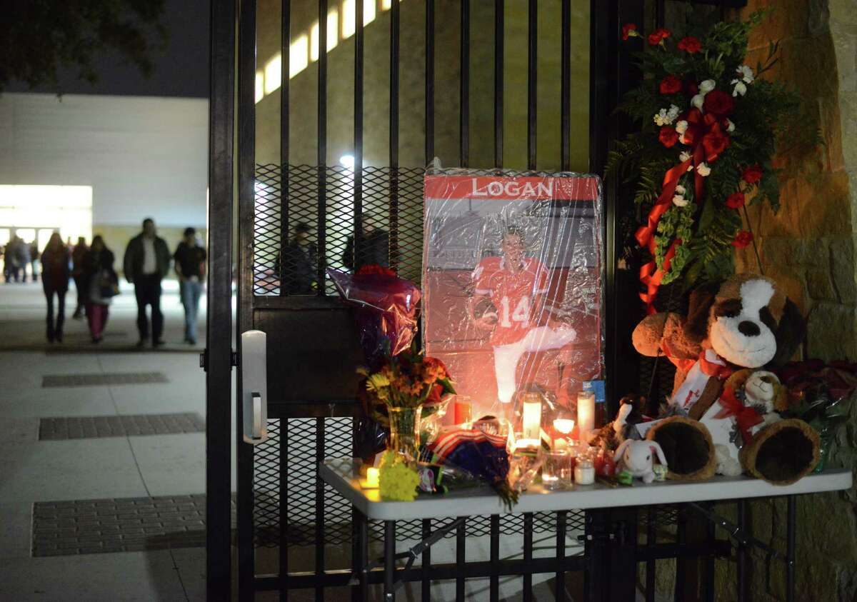 An altar honors the memory of Logan Davidson, a student who died after being beaten at school in New Braunfels. A reader comments on the tragedy.
