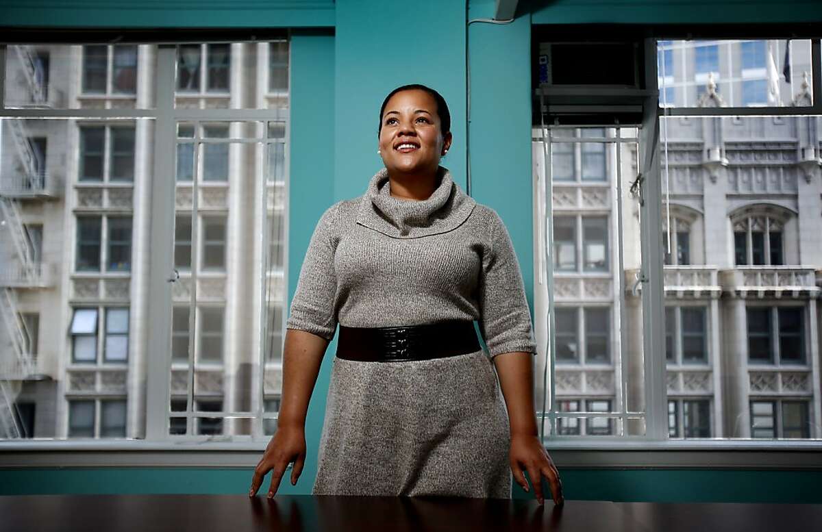 Phaedra Ellis-Lamkins, CEO of Green for All, at their offices in Oakland, Calif., on Tuesday, November 26, 2013.