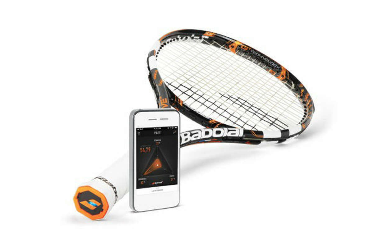 Babolat Play racquet: From the brand of top tennis player Rafael Nadal comes the Play, an innovative racquet with embedded technology to track data from each game, including shot power, spin level, play time and number of strokes. Players can transmit their information to a smartphone or computer to review their performance and share their stats. Available in January for $399 at First Serve Tennis, 1931 NW Military Highway, 210-349-3439
