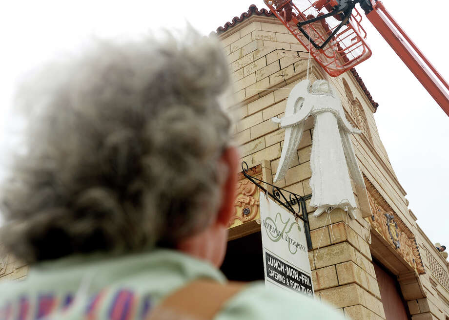 Angel designed by Beaumont sculptor to grace historic Mildred Building