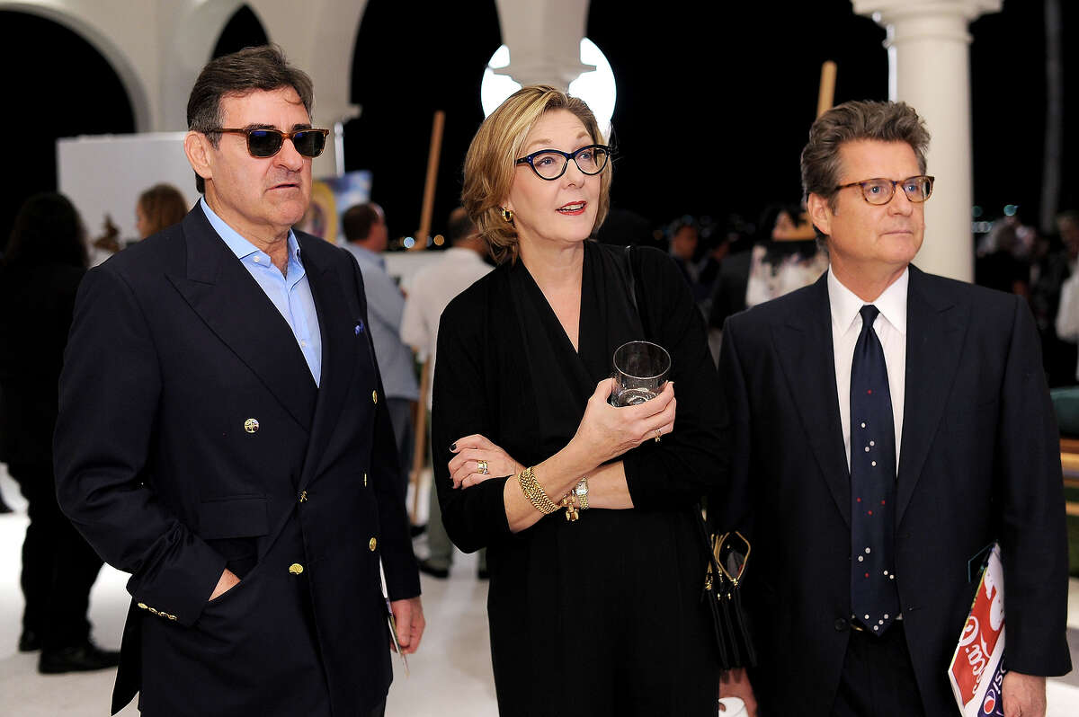 Peter Brant, Shelly Fremont and Vincent Fremont attend the Best Buddies Art + Friendship Auction at a private residence on December 3, 2013 in Miami Beach, Florida.
