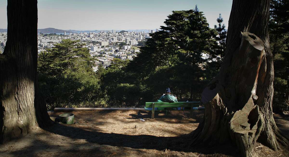 Buena Vista Park offers views of the City including the downtown and northern San Francisco areas.