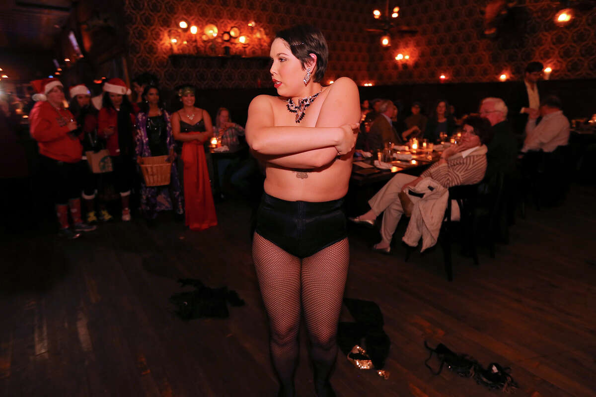 Vixy Van Hellen performs during The Esquire Tavern 80th birthday celebration, that coincides with the date Prohibition ended ?‘ Dec. 5, 1933 ?‘ known as national Repeal Day, Thursday Dec. 5, 2013.