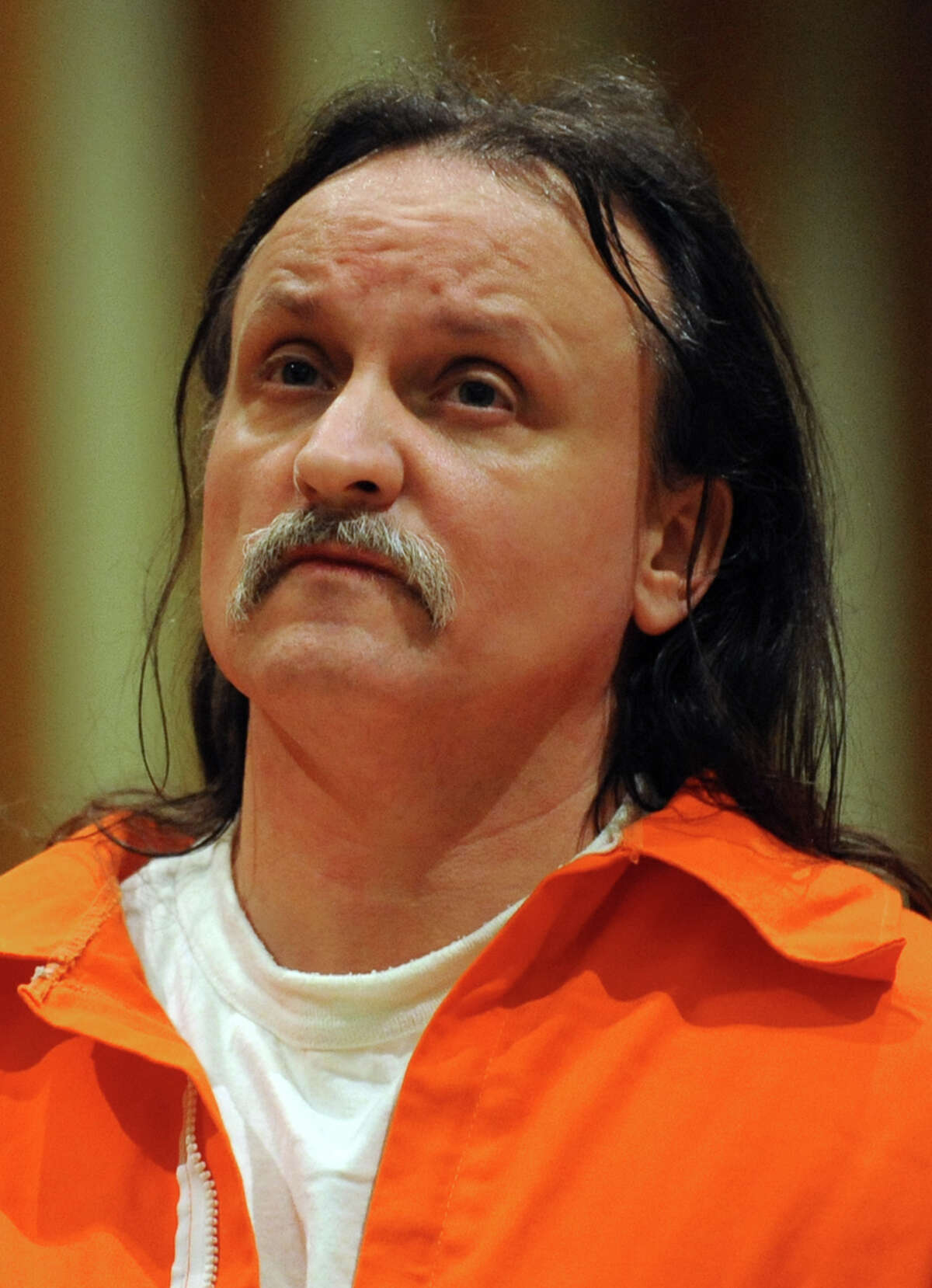 Richard Roszkowski who was convicted for the 2006 murders of his former girlfriend, her 9-year-old daughter and his former roommate during a pre-trial hearing on June 6, 2012.