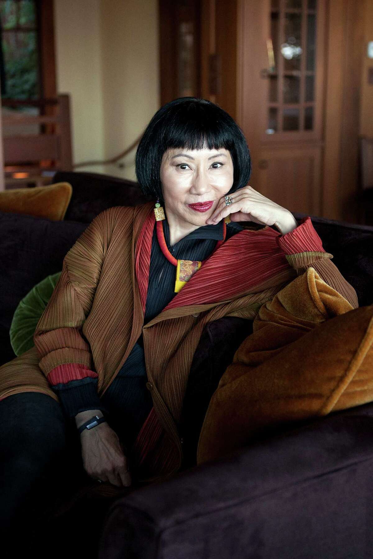 Novelist Amy Tan, photographed in her home in Sausalito, Calif., spent eight years researching and writing ﻿"The Valley of Amazement."