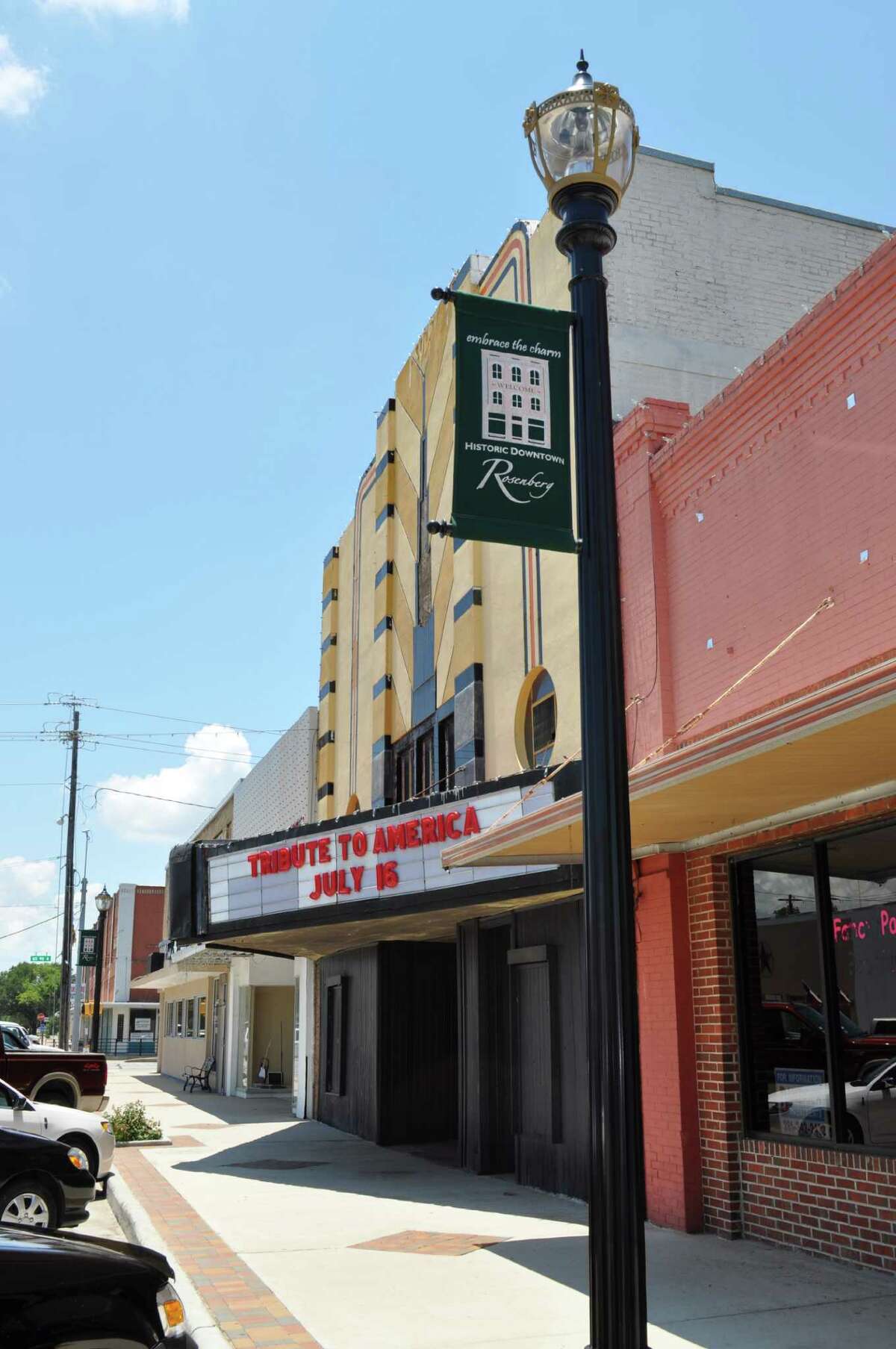 The theater in the historic area of downtown Rosenberg. The theater in the historic area of downtown Rosenberg. (photo courtesy of the city of Rosenberg)