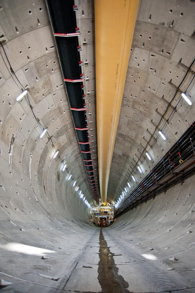 Tunneling Machine Hits Obstruction Under Downtown