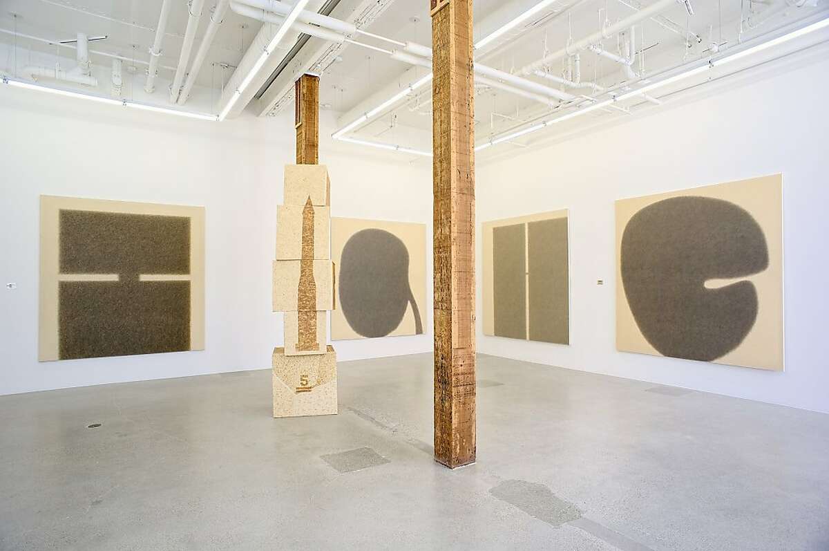 Installation view of " 'Of the Times" and Other Historic Works" by Amikam Toren at Jessica Silverman gallery, San Francisco