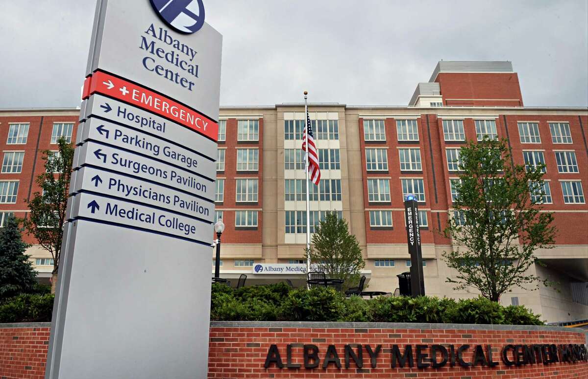Exterior of Albany Medical Center's new Patient Pavilion Tuesday, July 30, 2013, in Albany, N.Y. (John Carl D'Annibale / Times Union)