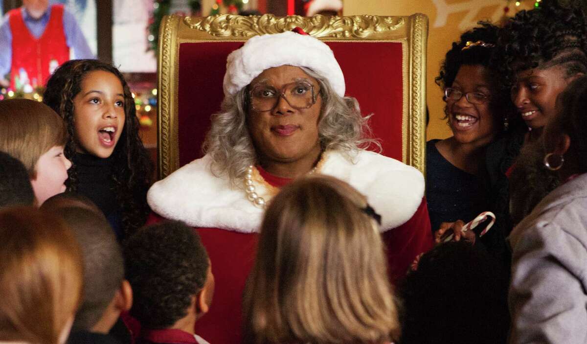 This image released by Lionsgate shows Tyler Perry in a scene from "Tyler Perry's A Madea Christmas."