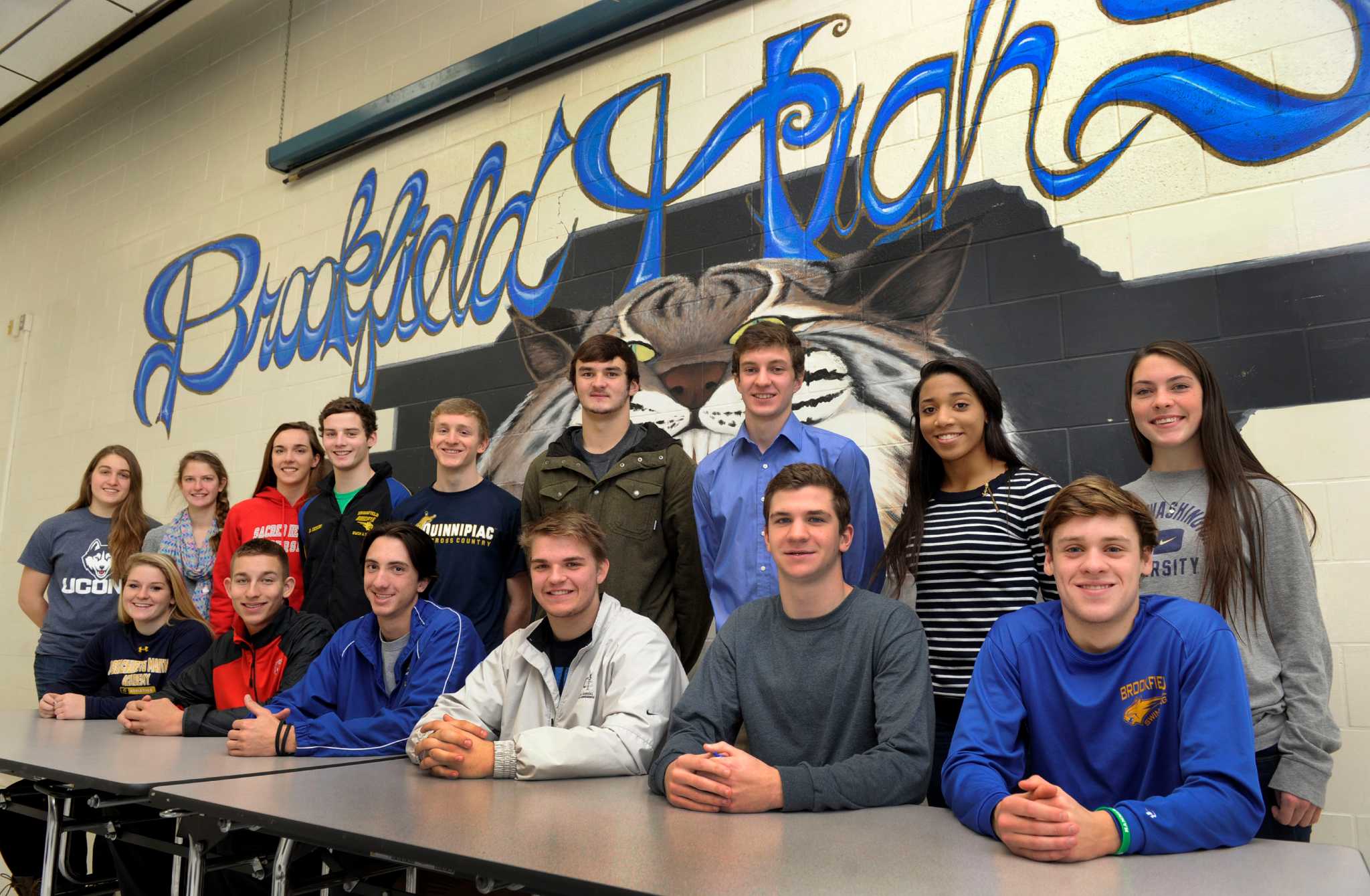 Brookfield High athletes announce their college choices