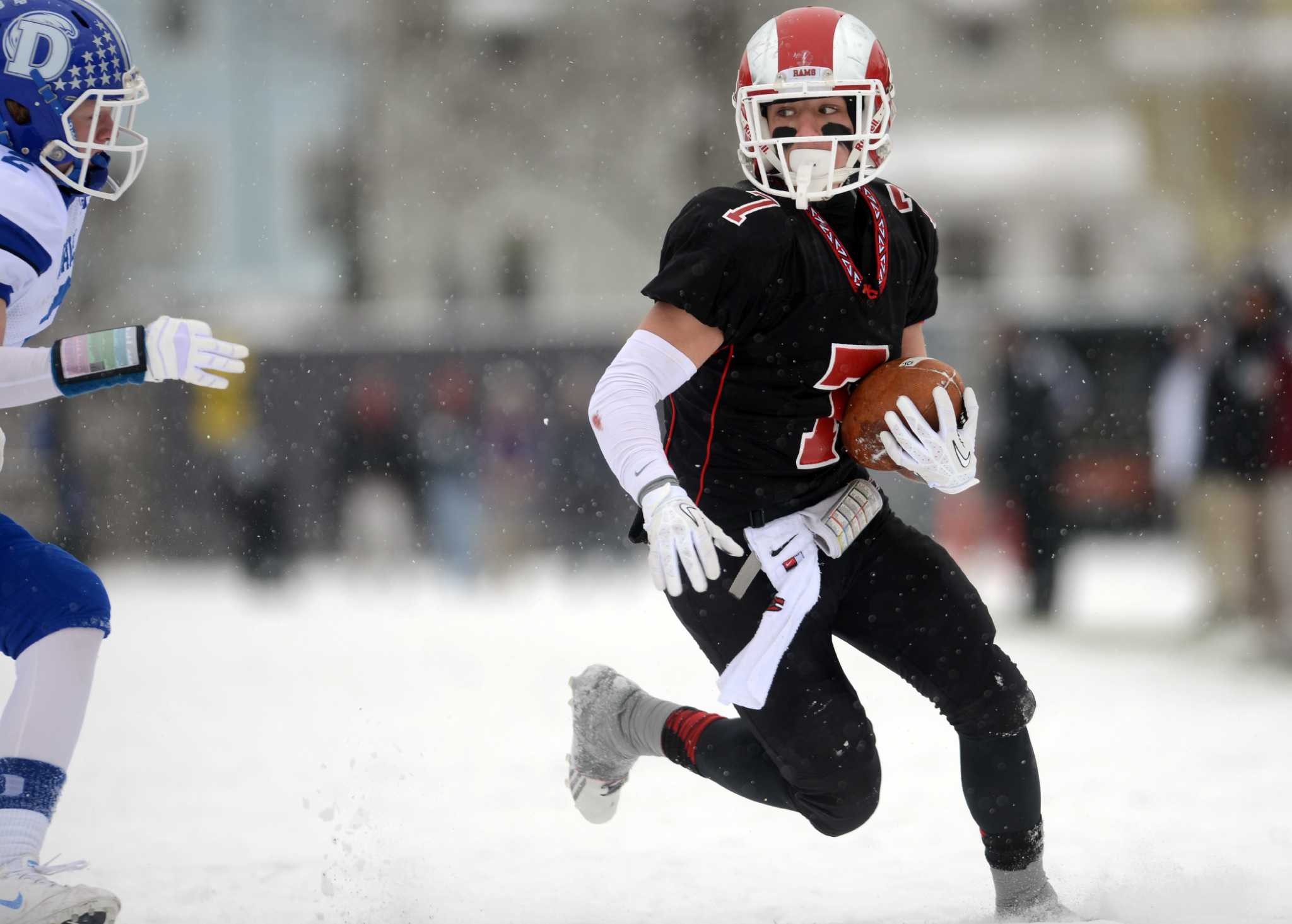 New Canaan battles through snow to claim Class L championship over ...