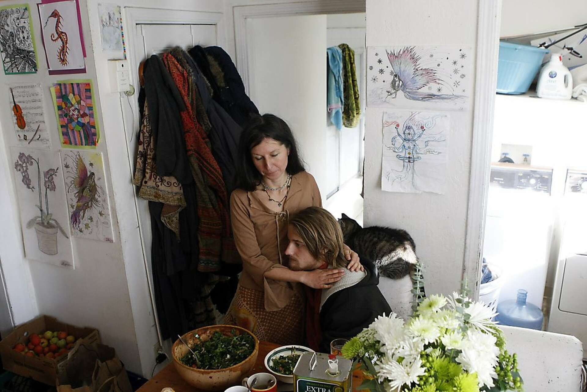 Nudity activists Gypsy Taub and her...