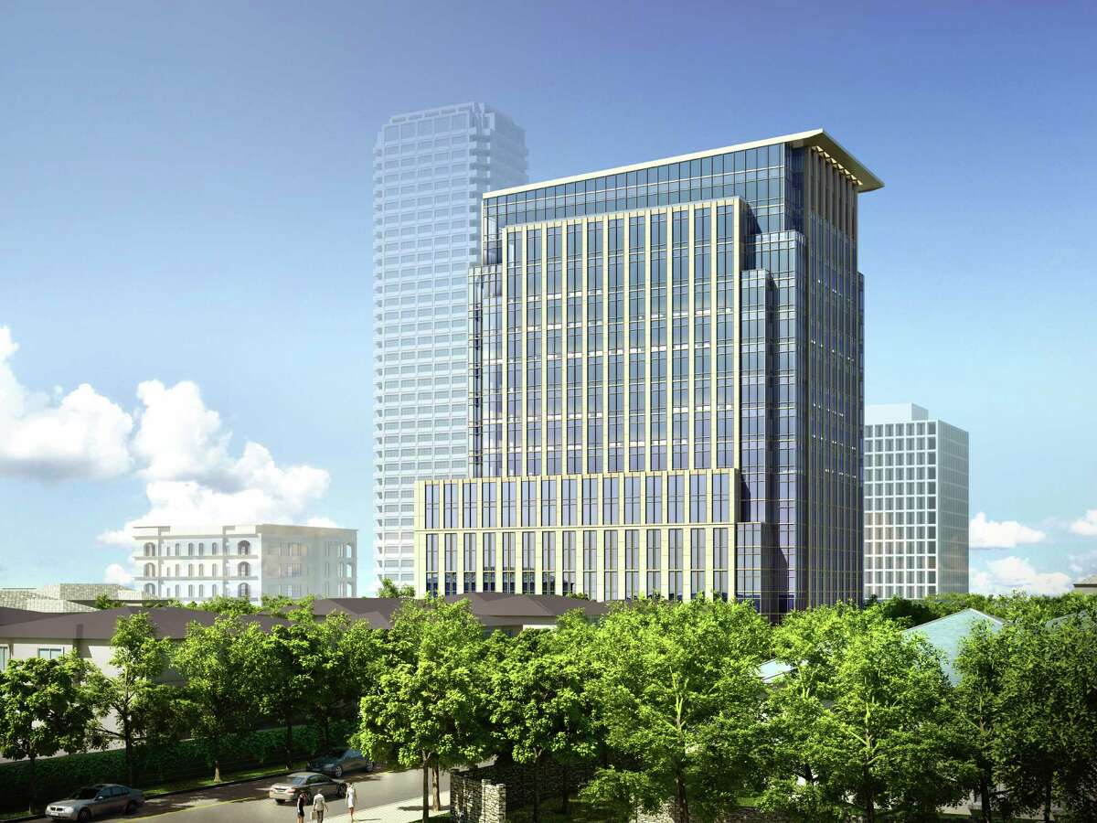 Hines is developing a 17-story office building with 167,000 square feet of office space and parking for 400 cars. Residential neighbors of the project, to be located on San Felipe between Kirby and Shepherd, oppose the building's size and scope.