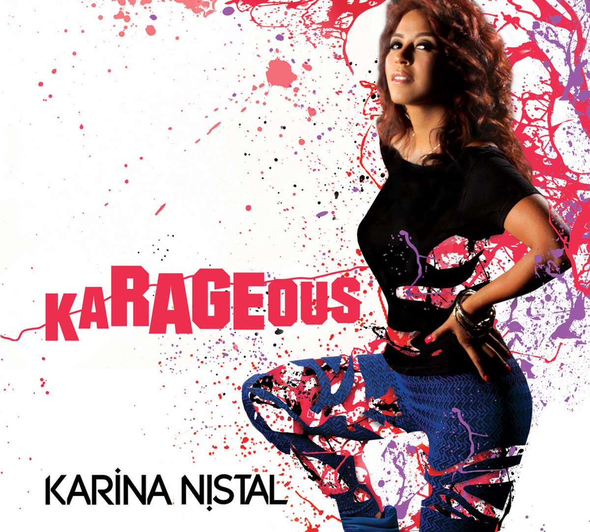 Cover art for "#KaRAGEous" by Karina Nistal.