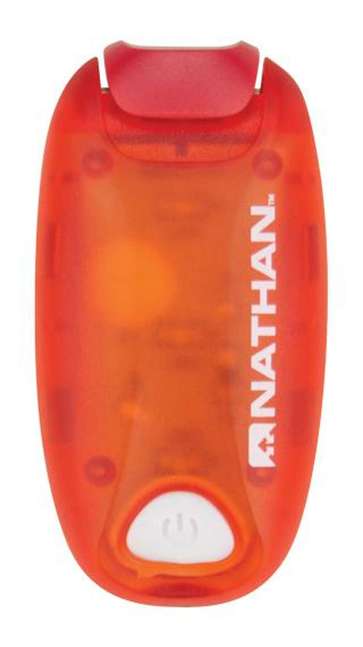 This LED strobe light ideal for runners and cyclists is a great find for $10. Find it at Nathan Sports.