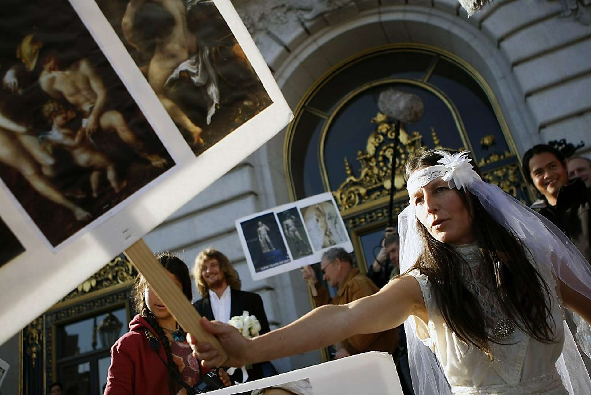 S.F. couple pulls off their nude wedding