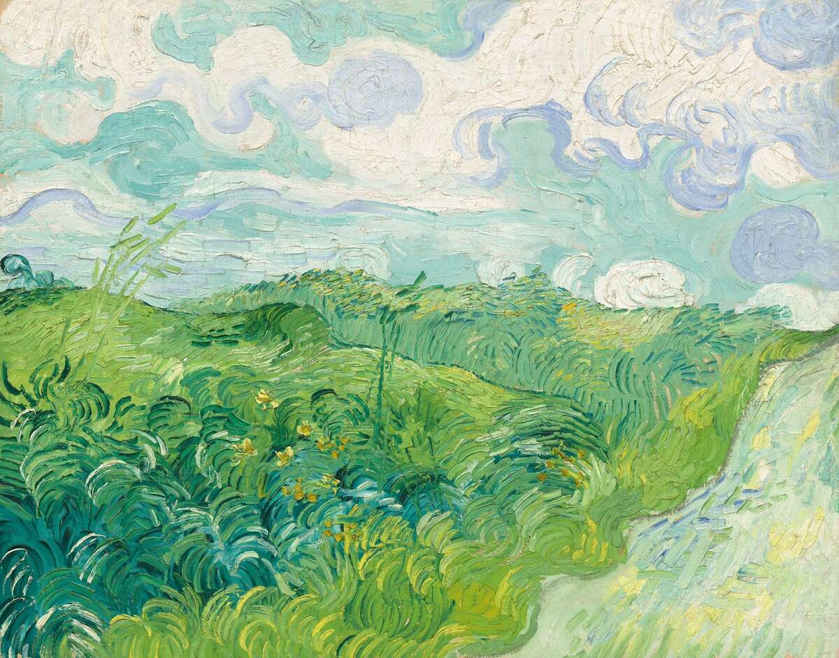 "Green Wheat Fields, Auvers" by Vincent van Gogh