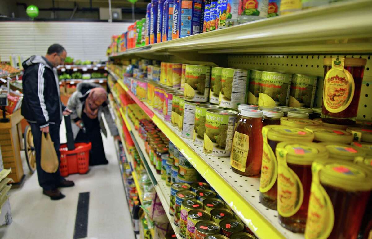 Opening day for ethnic food store