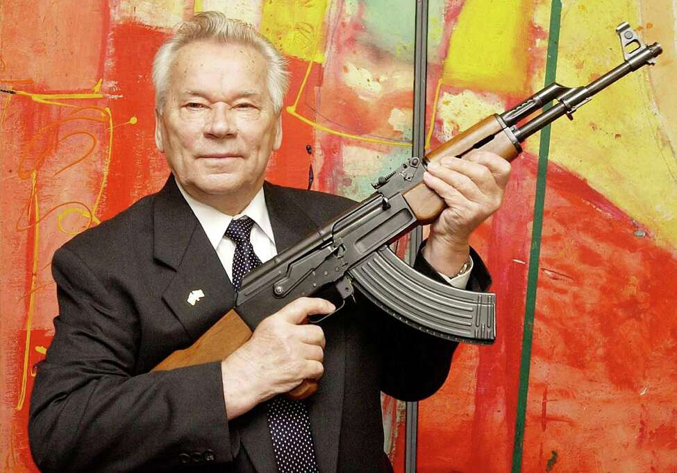 AK-47 rifle designer Mikhail Kalashnikov