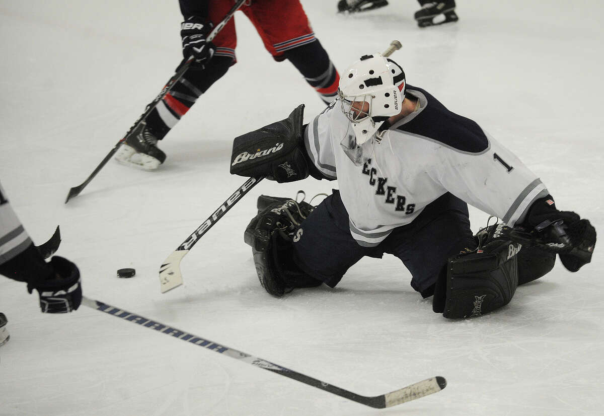 In the line of fire High school hockey goalies