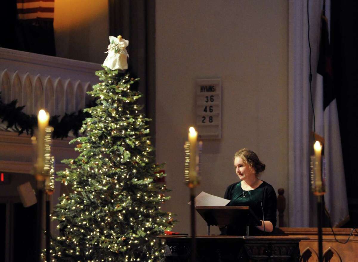 Christmas Eve service at the Second Congregational Church in Greenwich, Conn., Tuesday, Dec. 24, 2013.
