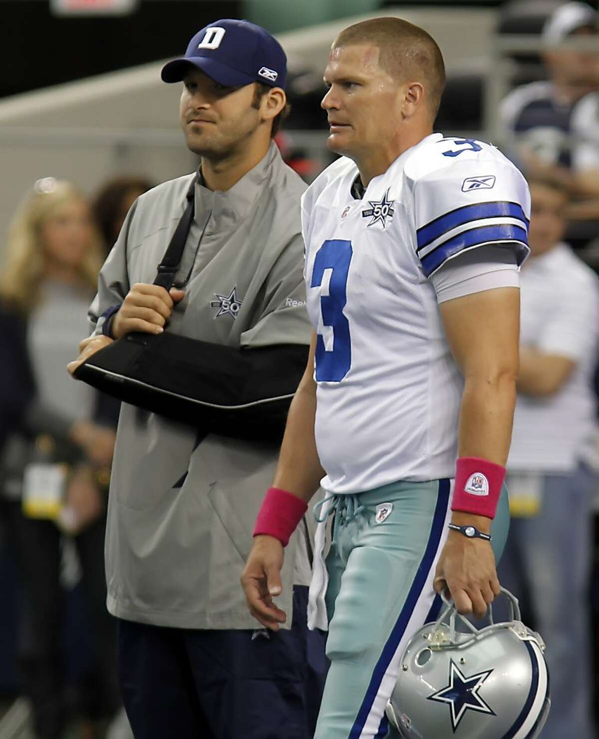 Cowboys sign Jon Kitna out of retirement to be third-string QB