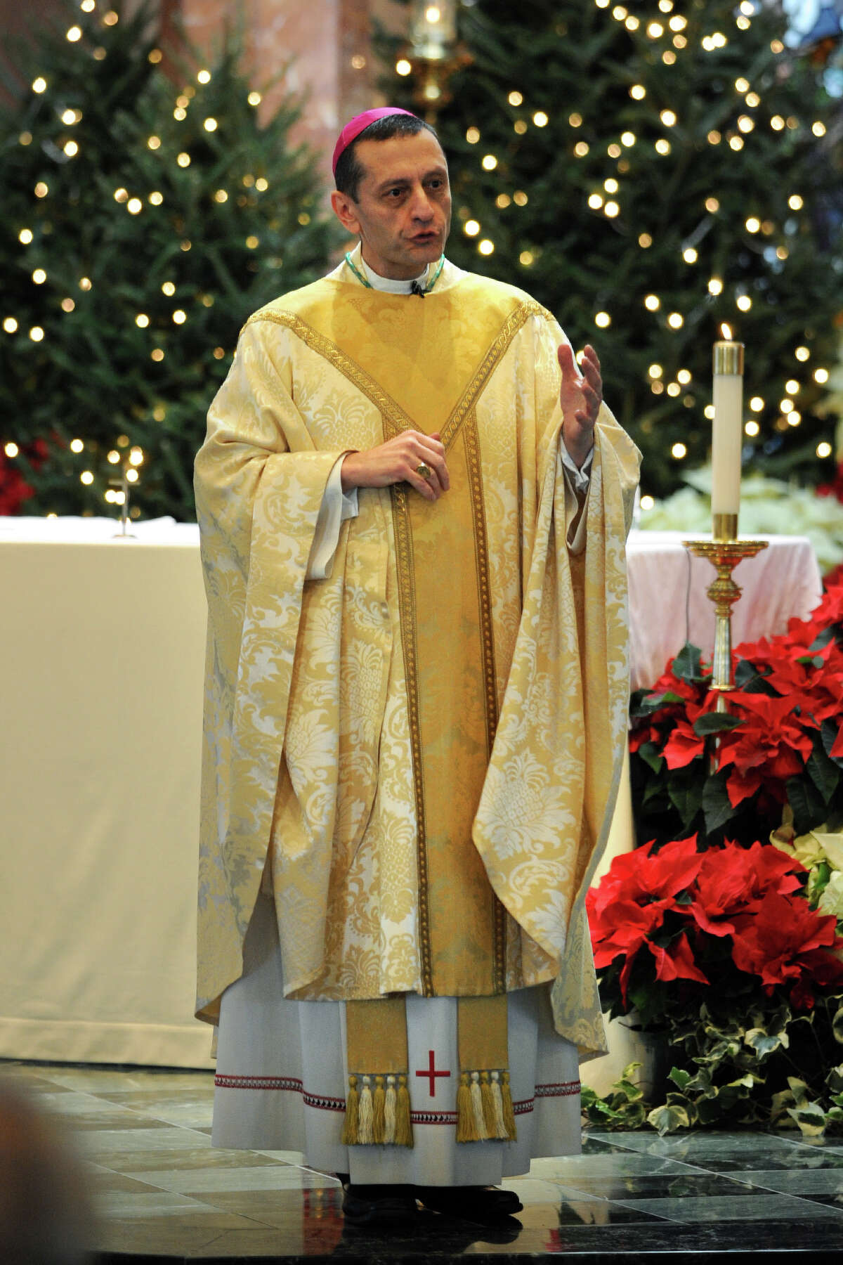 New bishop presides over Christmas Mass