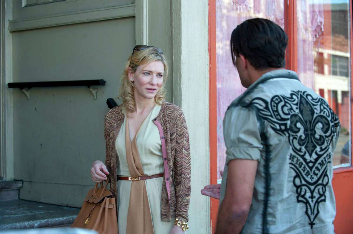 This image released by Sony Pictures Classics shows Cate Blanchett in a scene from "Blue Jasmine." Blanchett was nominated for a Golden Globe for best actress in a motion picture drama for her role in the film on Thursday, Dec. 12, 2013. The 71st annual Golden Globes will air on Sunday, Jan. 12. (AP Photo/Sony Pictures Classics) ORG XMIT: NYET729